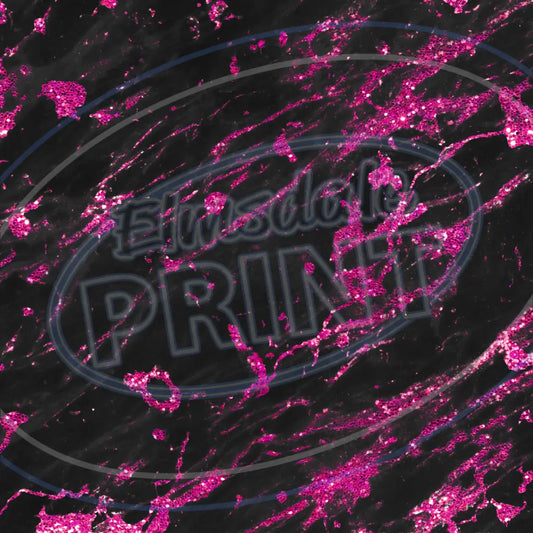 Pink & Black Marble 008 Printed Pattern Vinyl