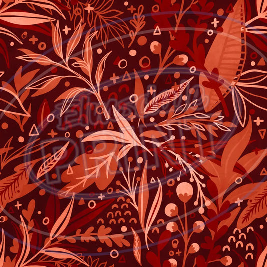 Blood Orange 007 Printed Pattern Vinyl