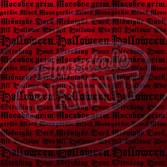 Blood Red 010 Printed Pattern Vinyl