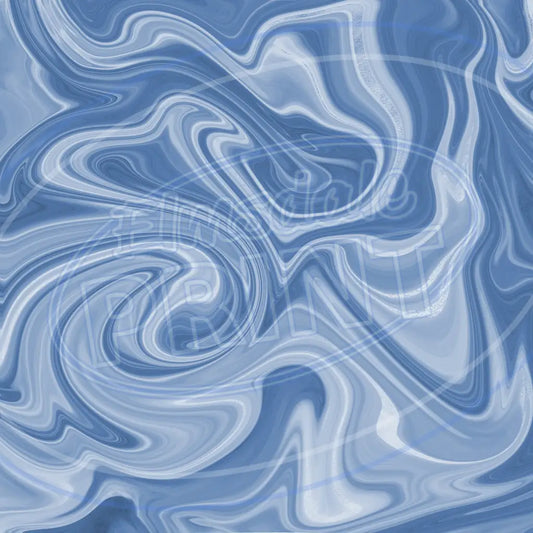 Blue Fade Pour 002 Printed Pattern Vinyl