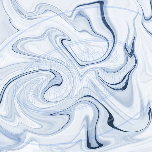 Blue Fade Pour 004 Printed Pattern Vinyl