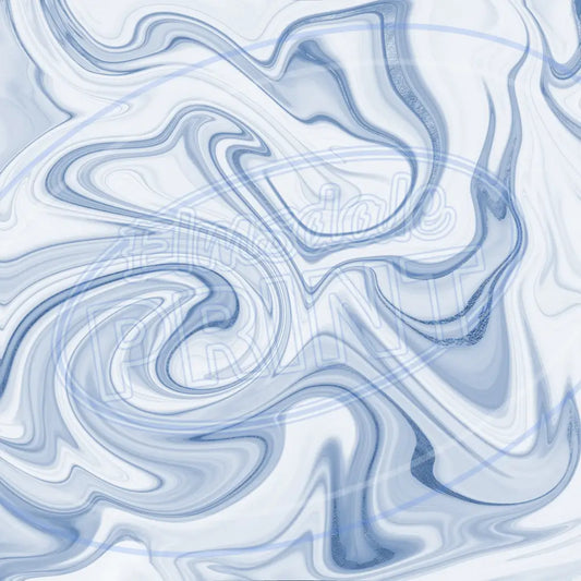 Blue Fade Pour 013 Printed Pattern Vinyl