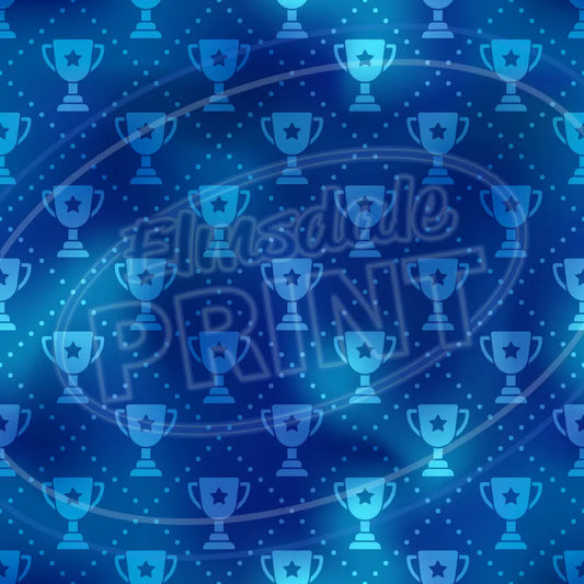 Blue Gold Dad 010 Printed Pattern Vinyl