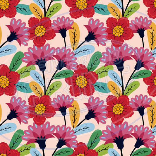Boho Bloom 017 Printed Pattern Vinyl