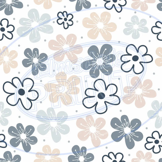 Boho Bunny 007 Printed Pattern Vinyl