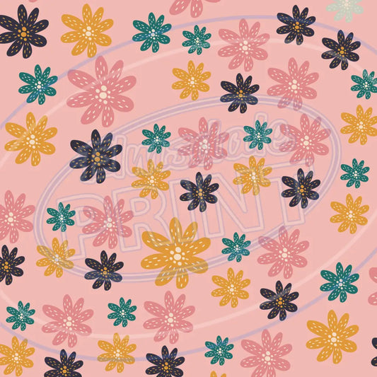 Boho Petals 013 Printed Pattern Vinyl