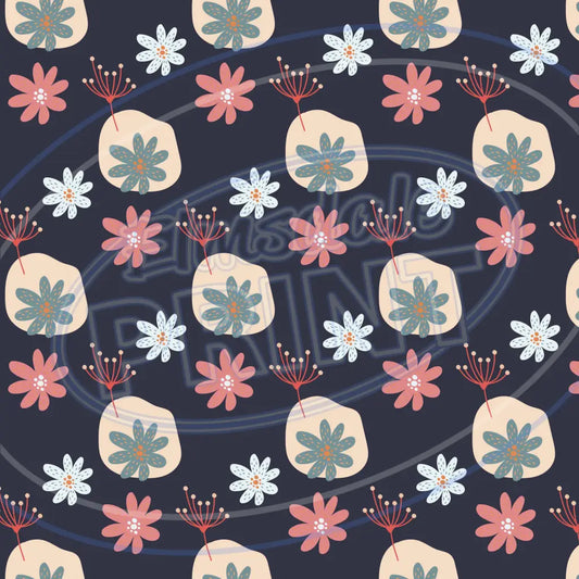 Boho Petals 014 Printed Pattern Vinyl