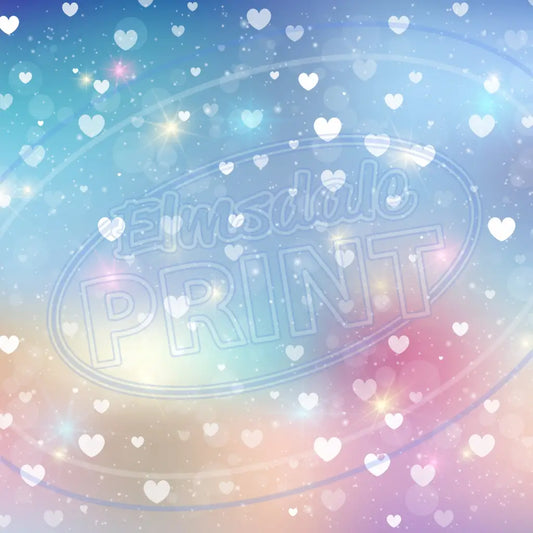 Bokeh Hearts 003 Printed Pattern Vinyl