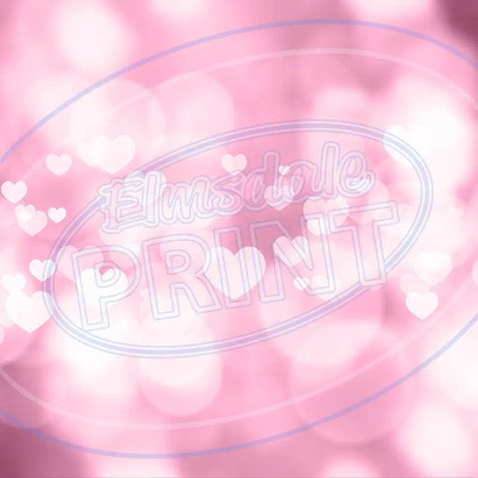 Bokeh Hearts 010 Printed Pattern Vinyl