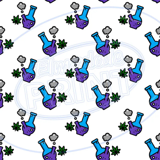 Bong Sesh 009 Printed Pattern Vinyl