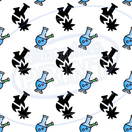 Bong Sesh 025 Printed Pattern Vinyl