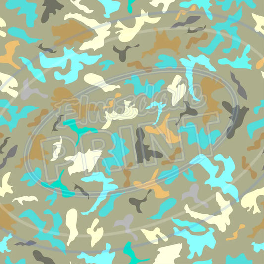 Bright Camo 008 Printed Pattern Vinyl