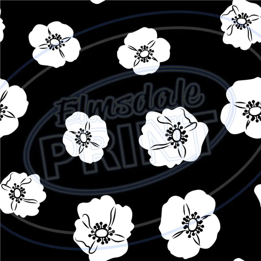 British Poppies 012 Printed Pattern Vinyl