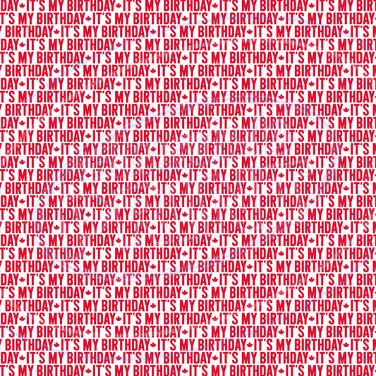 Canada Party 011 Printed Pattern Vinyl