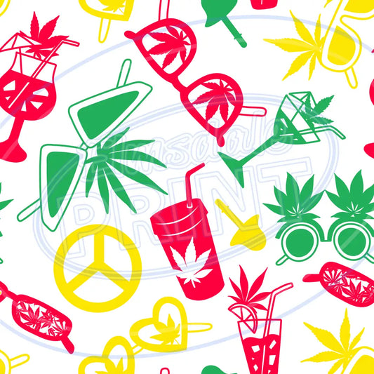 Canna Camper 001 Printed Pattern Vinyl