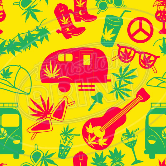 Canna Camper 008 Printed Pattern Vinyl