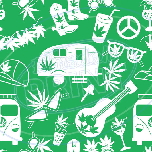 Canna Camper 014 Printed Pattern Vinyl