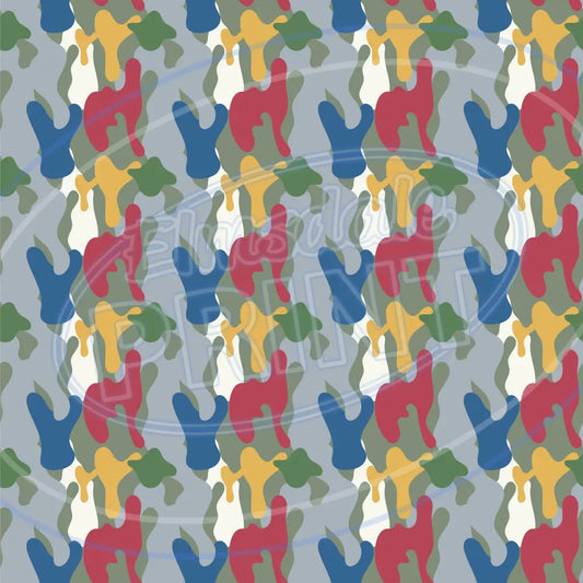 Army Wife Camo 003 Printed Pattern Vinyl