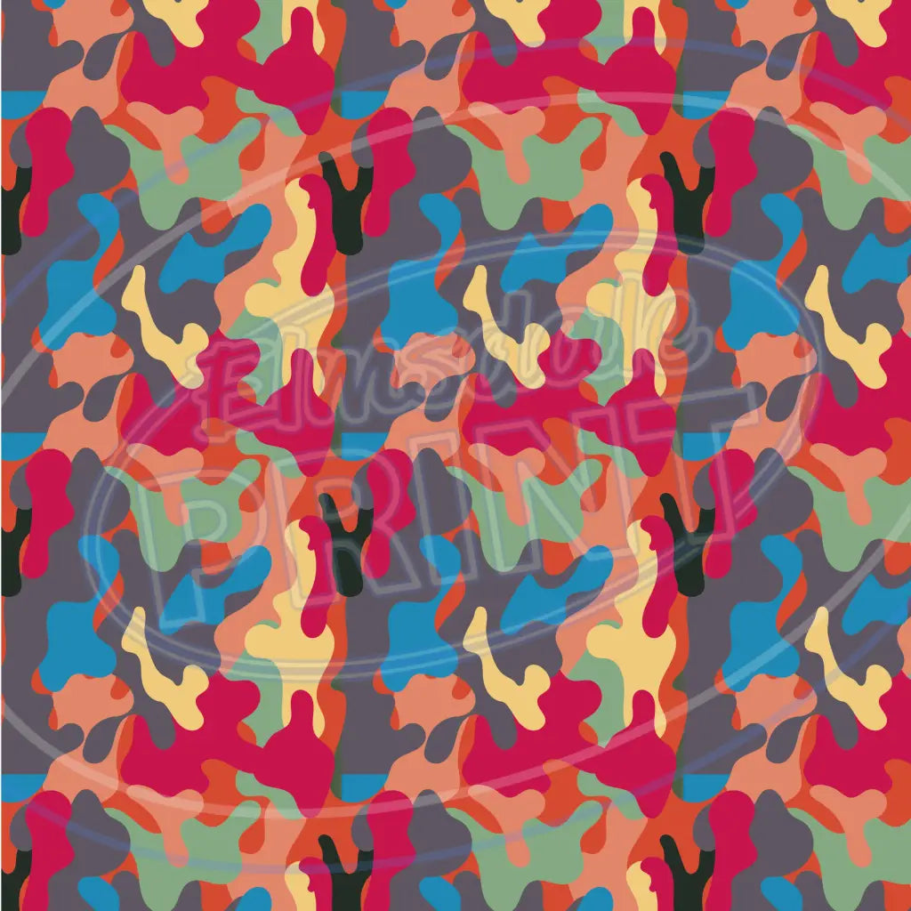 Army Wife Camo 004 Printed Pattern Vinyl