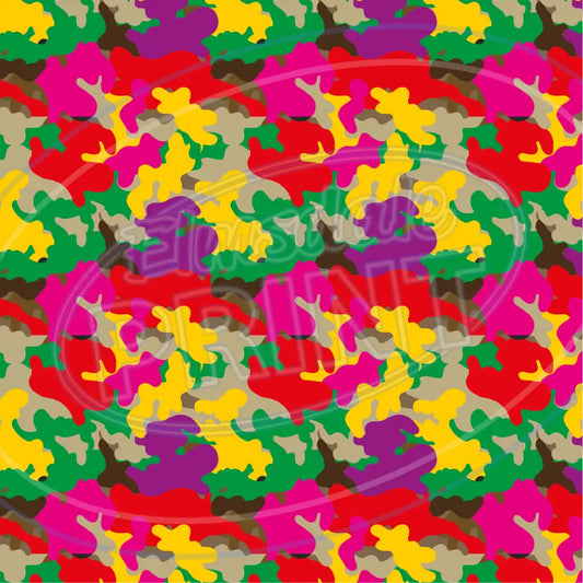 Army Wife Camo 010 Printed Pattern Vinyl