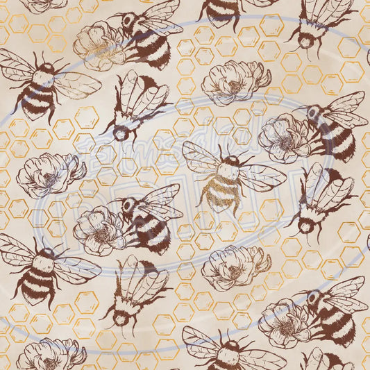 Cinnamon Honey 014 Printed Pattern Vinyl