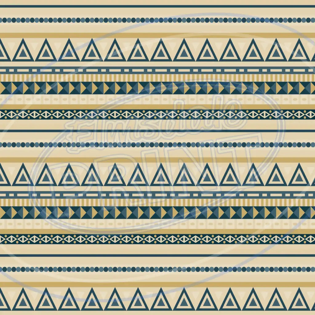 Cobalt Tan 001 Printed Pattern Vinyl