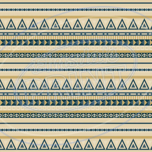 Cobalt Tan 001 Printed Pattern Vinyl