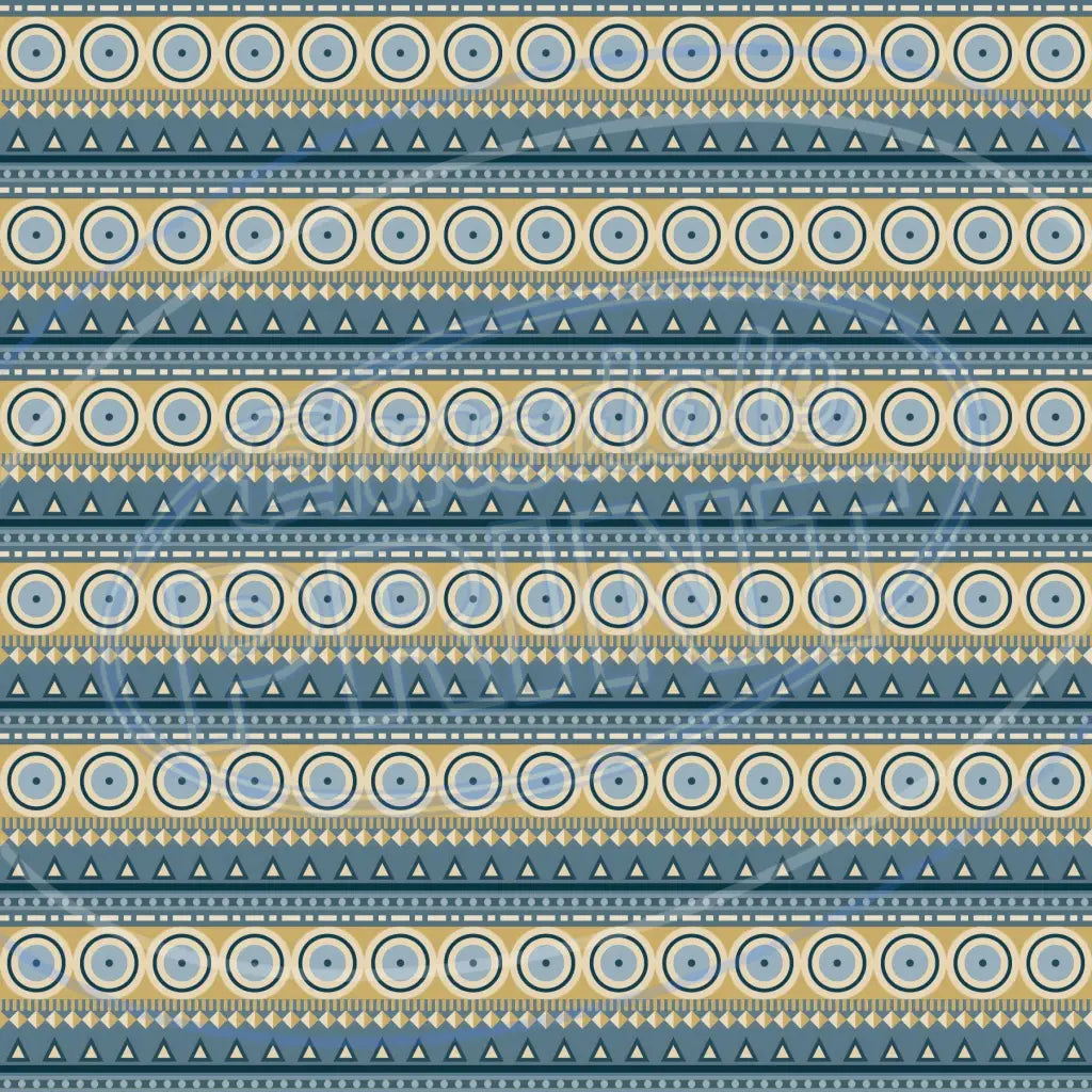 Cobalt Tan 002 Printed Pattern Vinyl