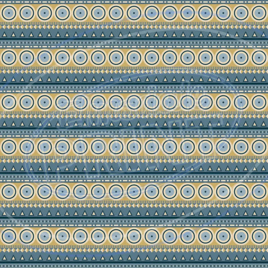 Cobalt Tan 002 Printed Pattern Vinyl