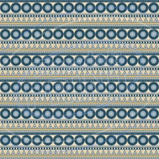 Cobalt Tan 004 Printed Pattern Vinyl