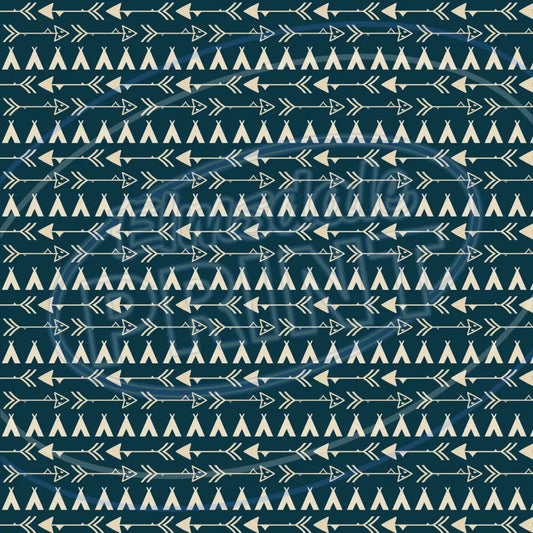 Cobalt Tan 005 Printed Pattern Vinyl