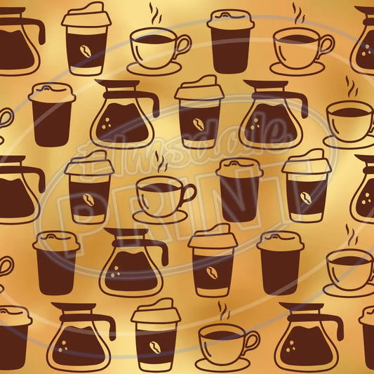 Coffee Break 007 Printed Pattern Vinyl