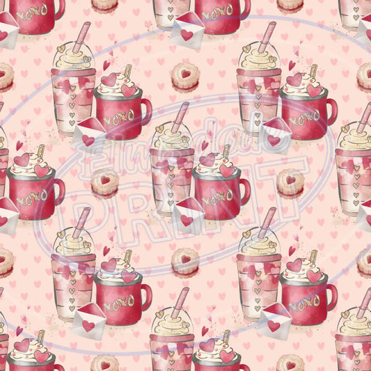 Coffee Lovers 007 Printed Pattern Vinyl