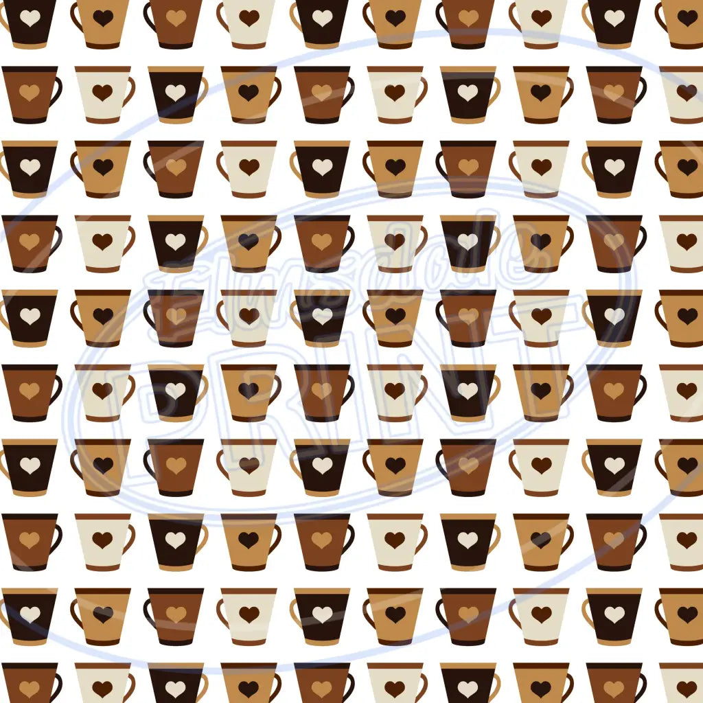 Coffee Shop 006 Printed Pattern Vinyl
