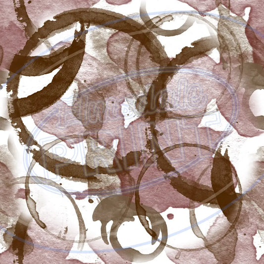 Coffee Stains 007 Printed Pattern Vinyl