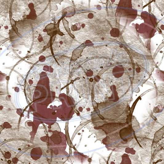 Coffee Stains 011 Printed Pattern Vinyl
