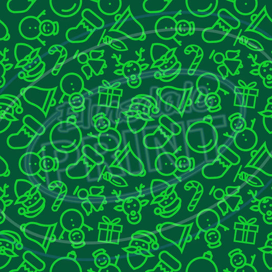 Comedy Christmas 021 Printed Pattern Vinyl