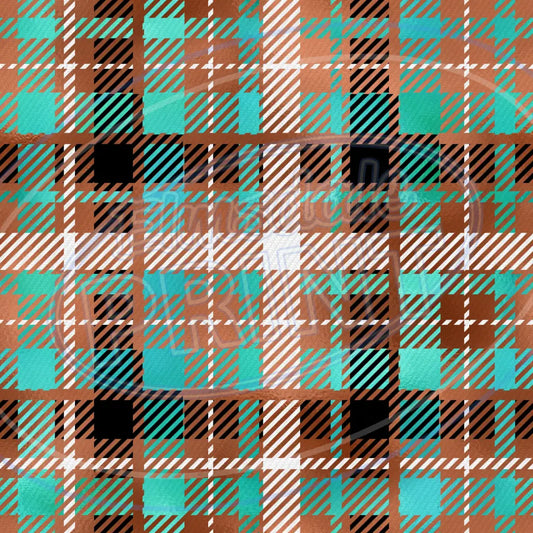 Copper Plaid 005 Printed Pattern Vinyl