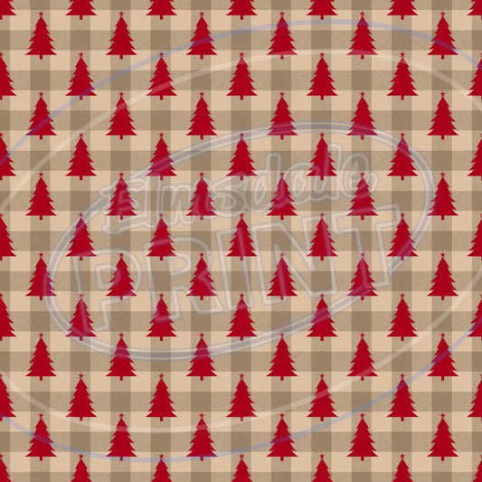 Country Christmas 005 Printed Pattern Vinyl