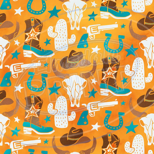 Cowboy 007 Printed Pattern Vinyl