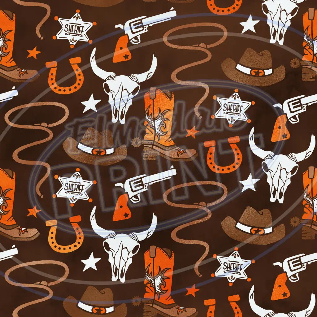 Cowboy 014 Printed Pattern Vinyl