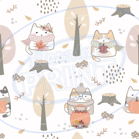 Cozy Kitties 001 Printed Pattern Vinyl