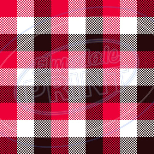 Cozy Plaid 001 Printed Pattern Vinyl