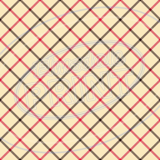 Cozy Plaid 014 - Small Pattern Printed Vinyl
