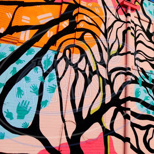 Cyprus Graffiti 002 Printed Pattern Vinyl