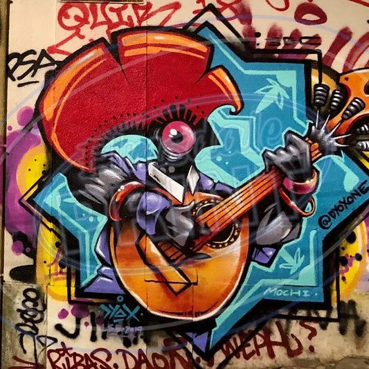 Cyprus Graffiti 003 Printed Pattern Vinyl