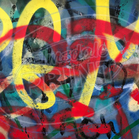 Cyprus Graffiti 006 Printed Pattern Vinyl