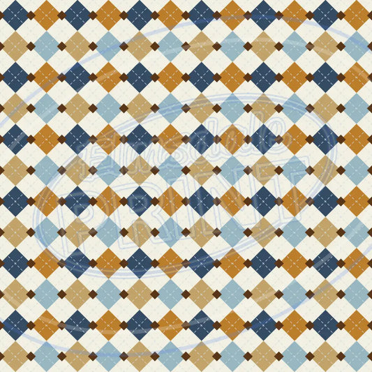 Dad Plaid 006 Printed Pattern Vinyl