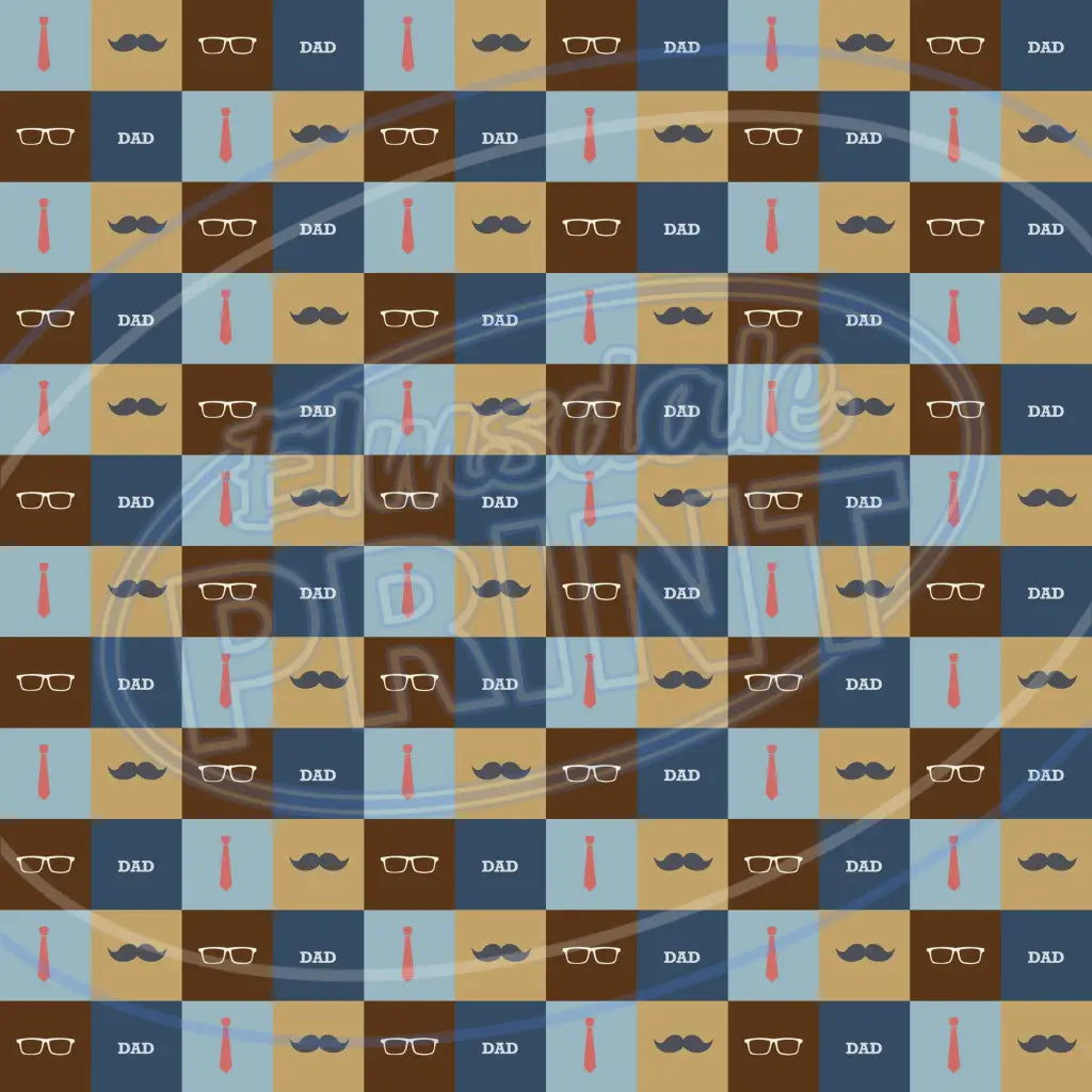 Dad Plaid 012 Printed Pattern Vinyl