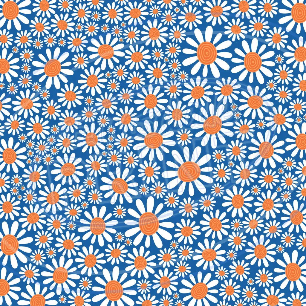 Daisy Crazy 004 Printed Pattern Vinyl